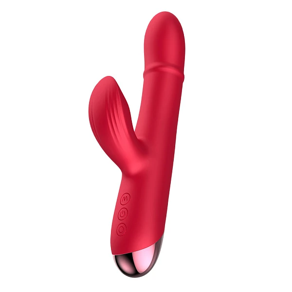 Вибратор-кролик «Sakulove» со стимулирующим кольцом