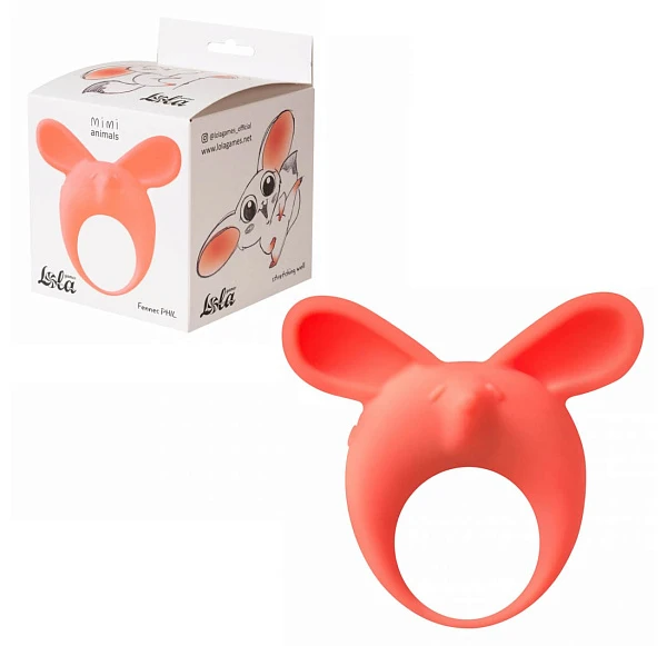 Эрекционное кольцо «Mimi Animals Fennec Phil», оранжевое