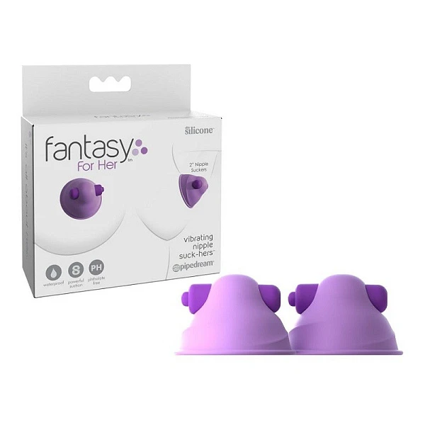 Виброприсоски-стимуляторы на соски Fantasy For Her