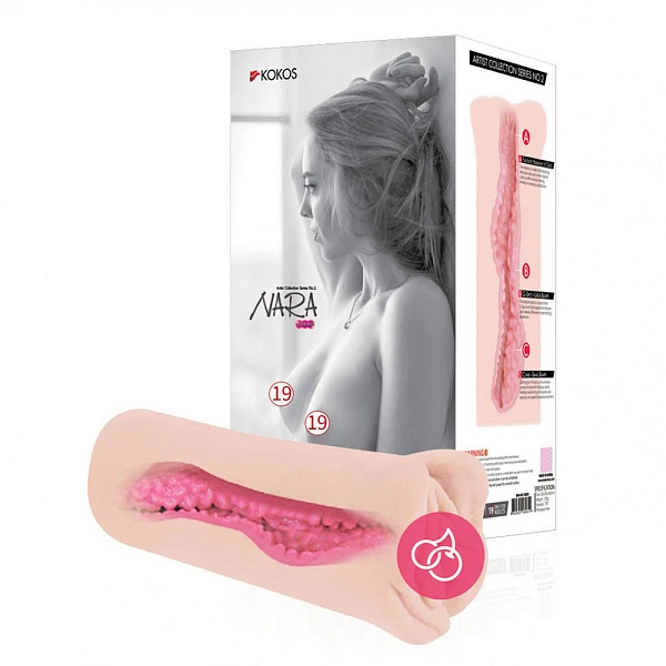 Мастурбатор-вагина «Nara» с двойным слоем материала