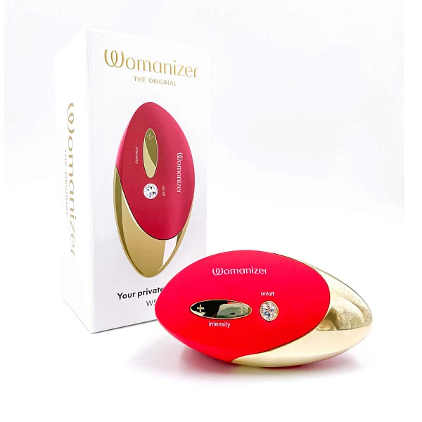 Бесконтактный стимулятор клитора «WOMANIZER PRO W500», красный