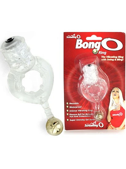 Виброкольцо с металлическим шариком «The Screaming Bong»