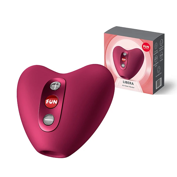 Вакуумно-волновой вибратор «Libera» бордовый