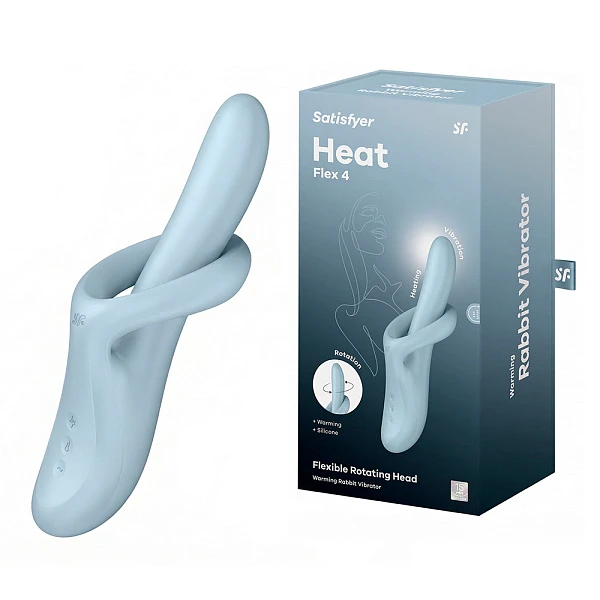 Ротатор «Heat Flex 4» с нагревом, голубой