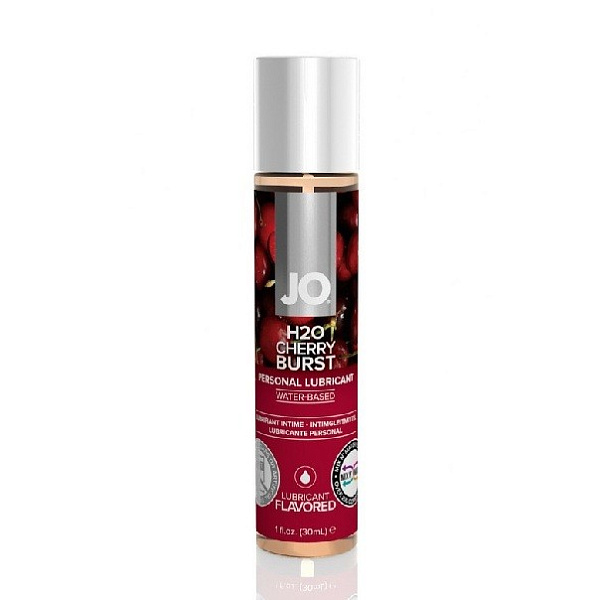Съедобная смазка со вкусом вишни «JO H2O Cherry Burst», 30 мл