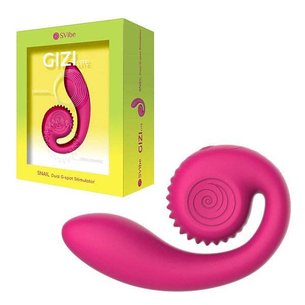 Инновационный вибратор «SVibe GIZI Lite», розовый