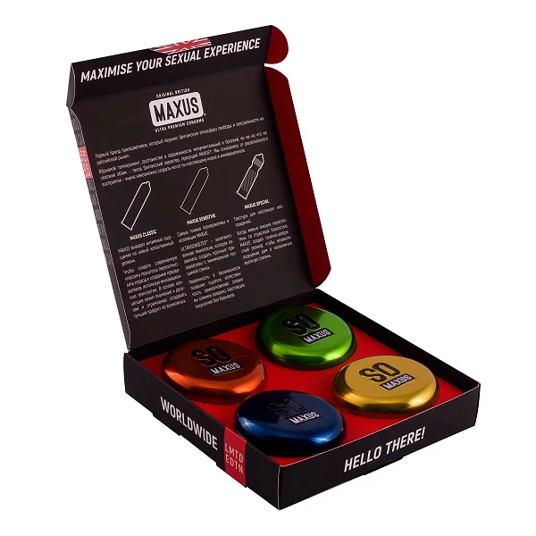 Набор презервативов «MAXUS WORLDWIDE»