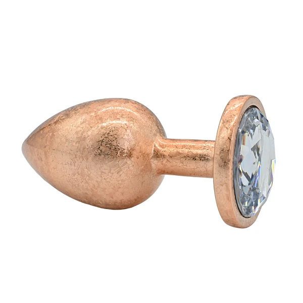 Анальная пробка «LaViba», золотой металлик