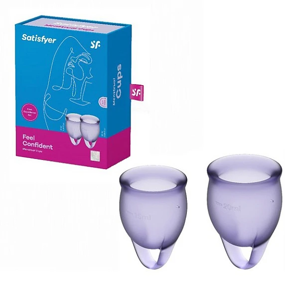 Набор менструальных чаш «Satisfyer Feel confident» (Lila)