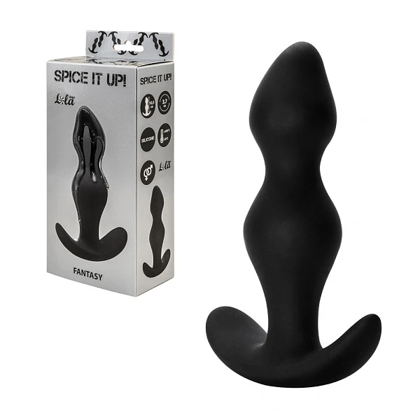 Анальная пробка «Spice It Up Fantasy», черная