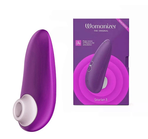 Бесконтактный клиторальный стимулятор «Womanizer Starlet 3», фиолетовый