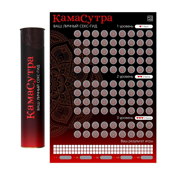 Скретч-плакат «Секс-гид. Камасутра»