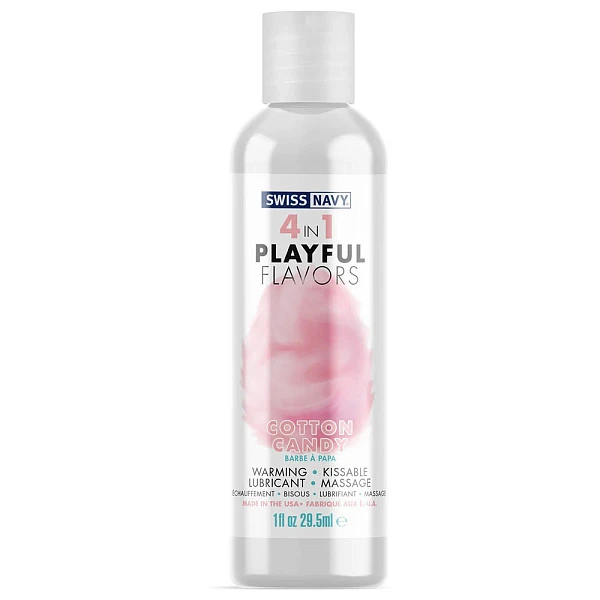 Разогревающий гель-лубрикант «4in1 Playful Flavors» со вкусом сладкой ваты, 29,5 мл