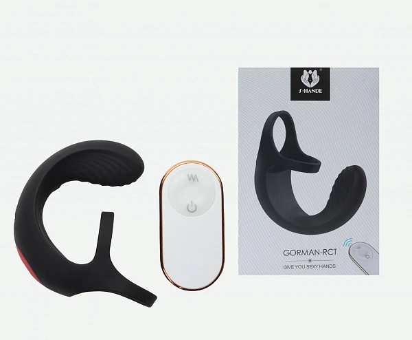 Эрекционное кольцо со стимуляцией промежности «S-HANDE Gavin»