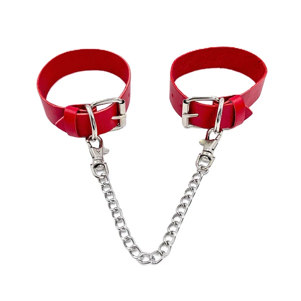 Оковы «Эролайф» на цепочке, красные