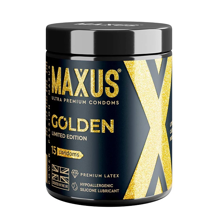 Презервативы гладкие золотые, «Limited Edition Golden», 15 шт изображение №4