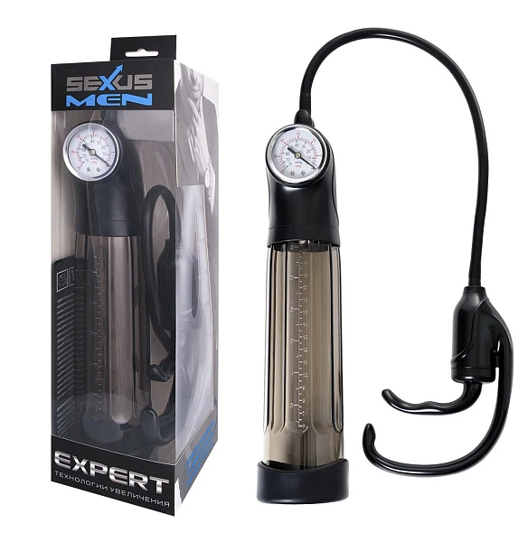 Вакуумная помпа с манометром «SEXUS MEN EXPERT»