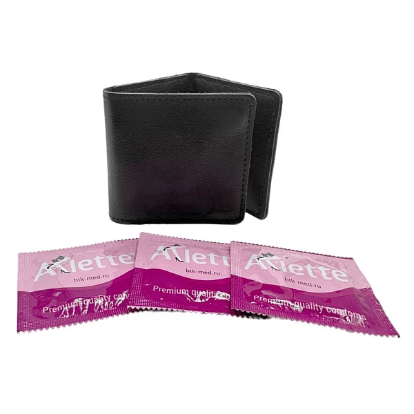 Кейс на 3 презерватива наполненный