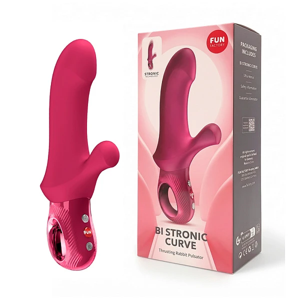 Пульсирующий вибратор «BI Stronic Curve Winered»