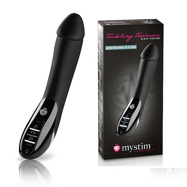 Вибромассажер «Mystim Tickling Truman» с электростимуляцией