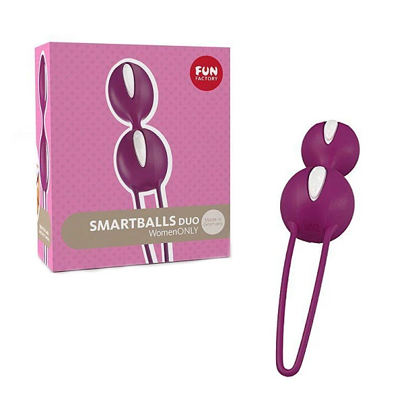 Вагинальные шарики «Smartballs Duo», фиолетовые