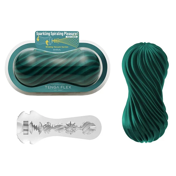 Мастурбатор «Tenga Flex Fizzy Green»