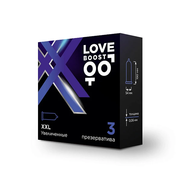 Увеличенные презервативы «LoveBoost XXL» №3