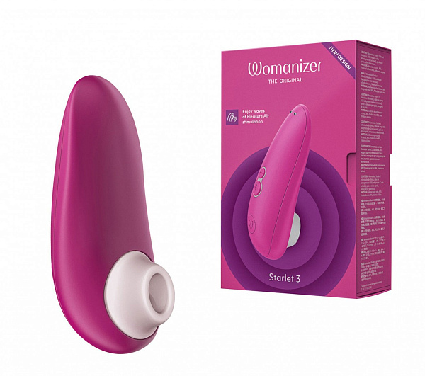 Бесконтактный клиторальный стимулятор «Womanizer Starlet 3», розовый