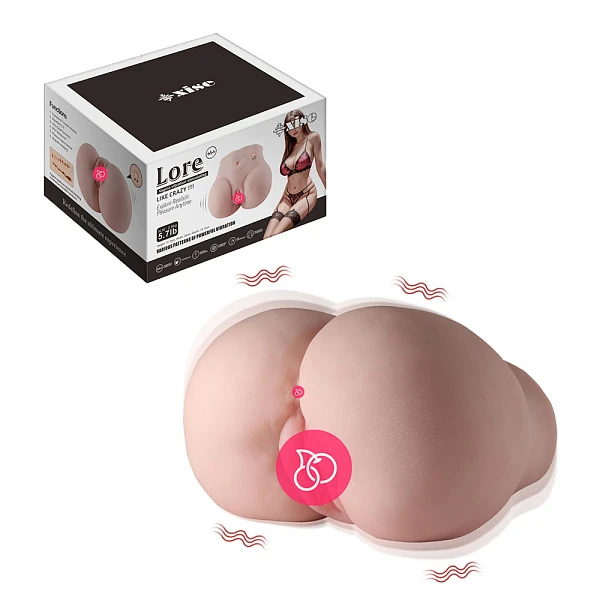 Мастурбатор-полуторс «Lore» с вибрацией