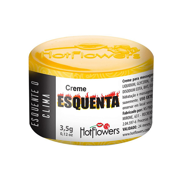 Возбуждающий крем «Esquenta» с разогревающим эффектом, 3,5 г